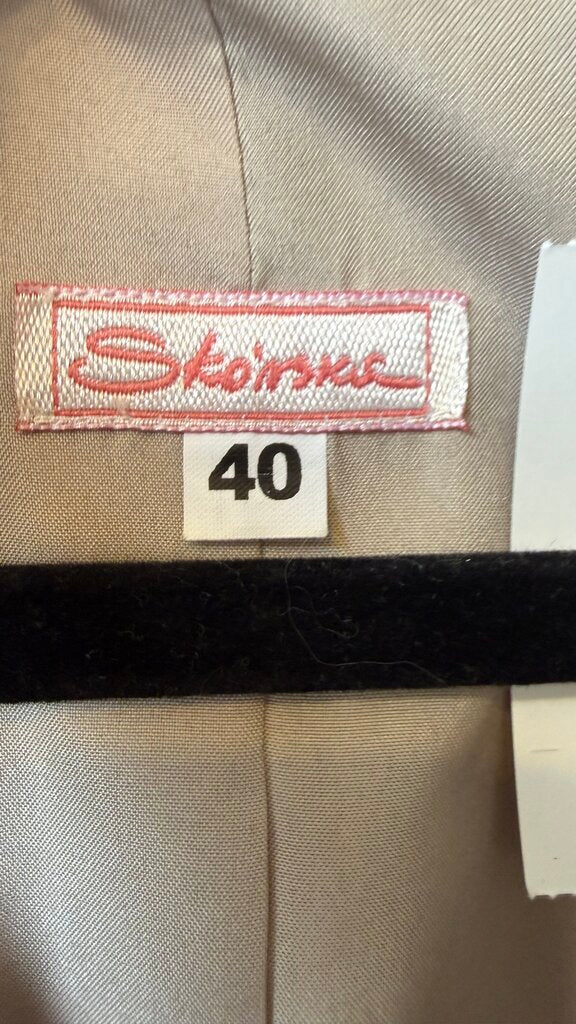 Linen Belt Buckle Detail Jacket