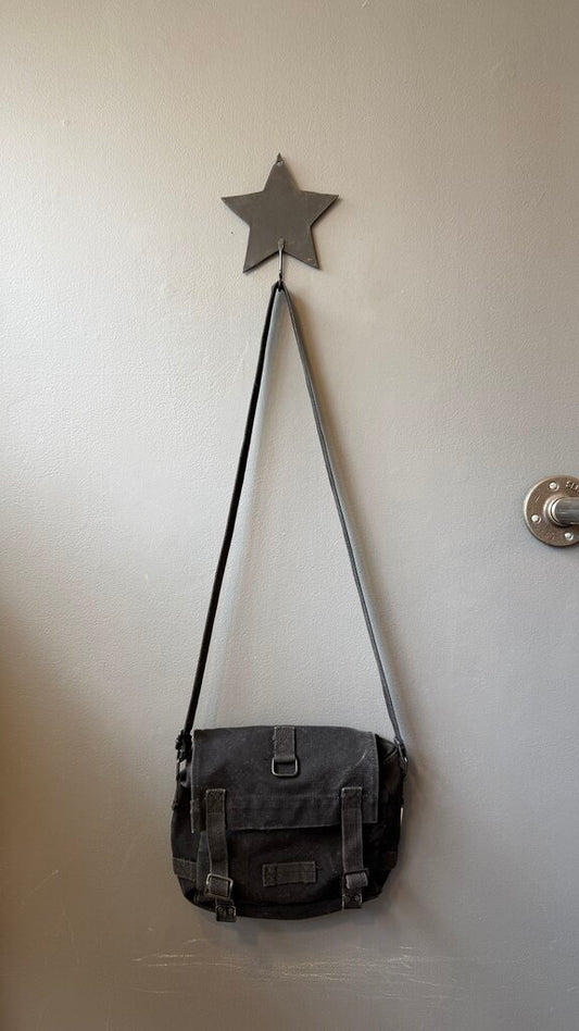 Canvas Strap Crossbody Bag