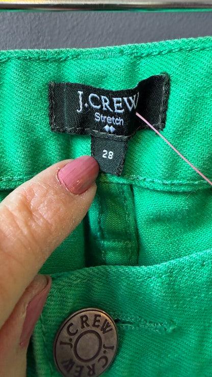 Vintage Matchstick Green Jeans