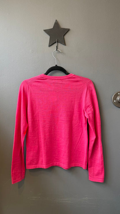 Merino Blend Giant Heart Sweater
