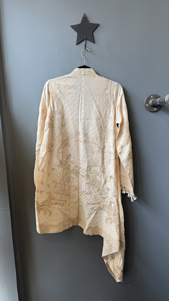 Embroidered Long Cardigan Jacket