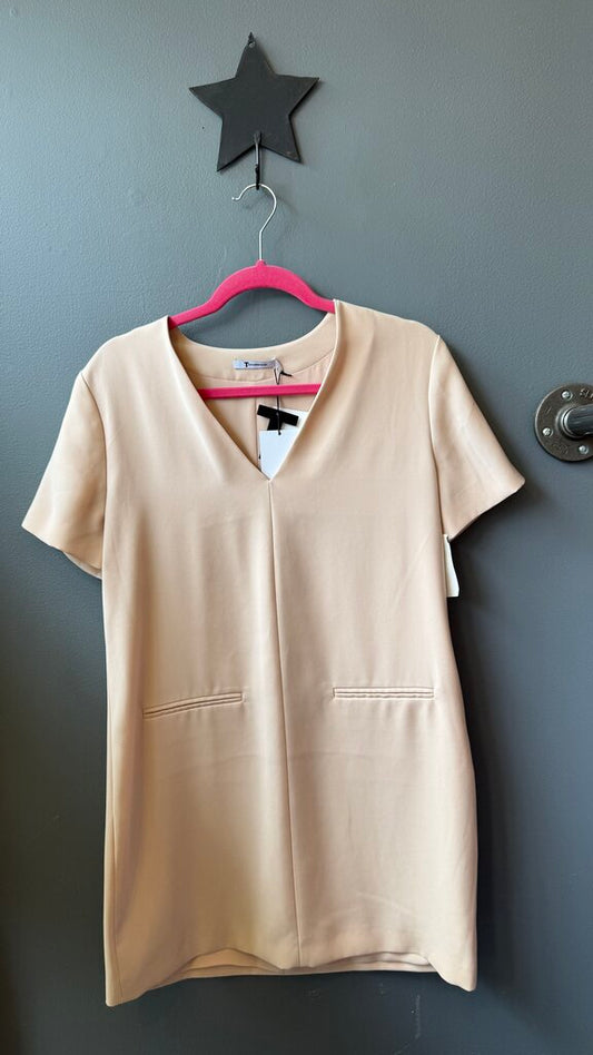 Vneck Pocket Shift Dress