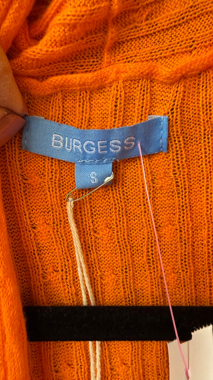 Cableknit Cotton Cashmere Open Cardigan Sweater