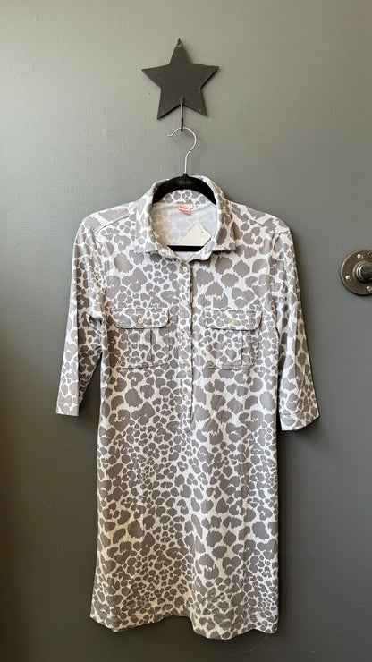 Stretch Popover Pocket Shift Dress