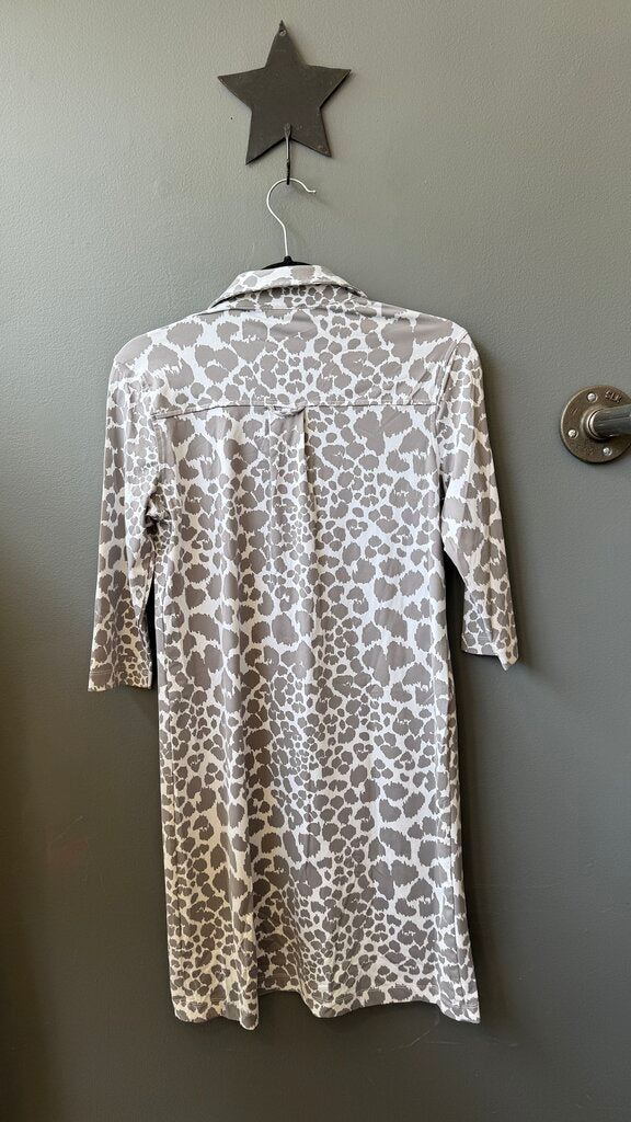 Stretch Popover Pocket Shift Dress
