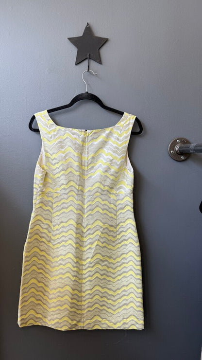 Metallic Jacquard Dress