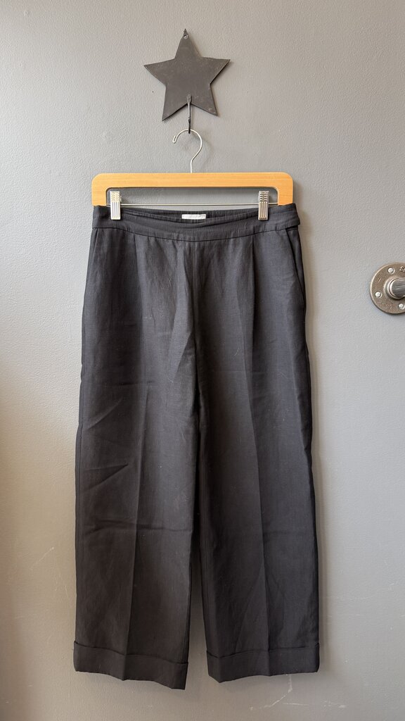 High Rise Crop Ankle Pants