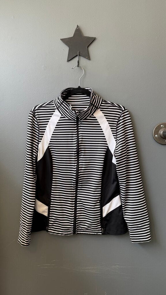Stripe Active Zip Up