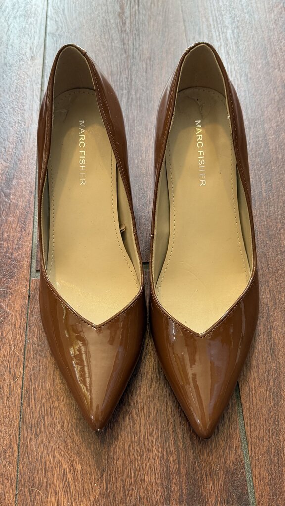 Patent Pointed Block Heels
