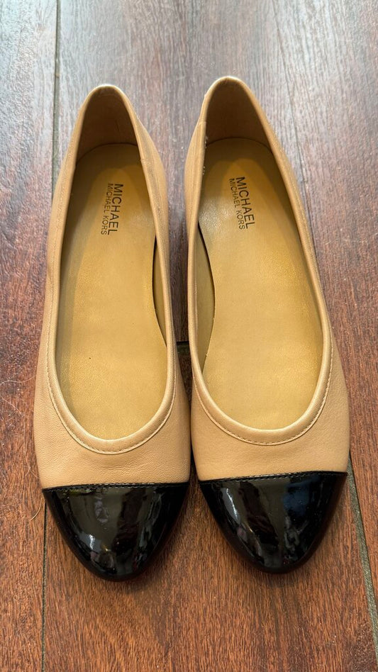 Patent Cap Toe Flats