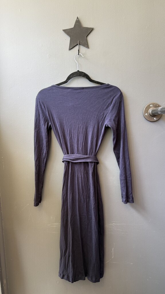 Ribbed Asymmetrical Midi Dress