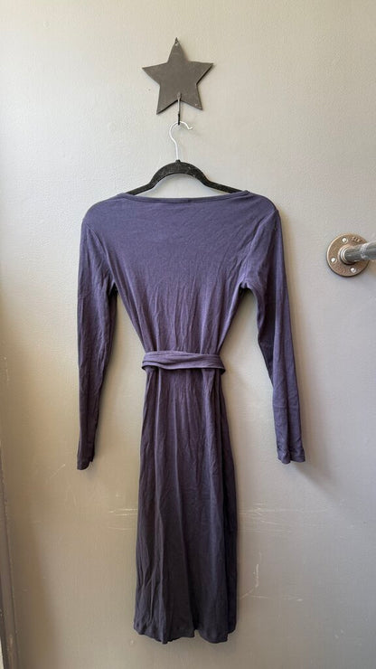 Ribbed Asymmetrical Midi Dress