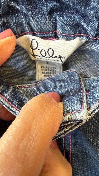 Bow Pocket Baby Boot Jeans
