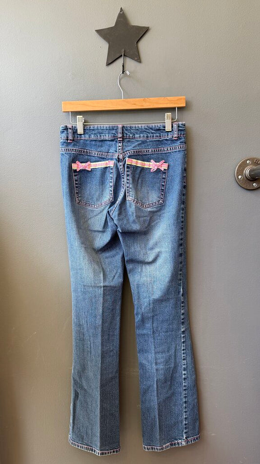 Bow Pocket Baby Boot Jeans