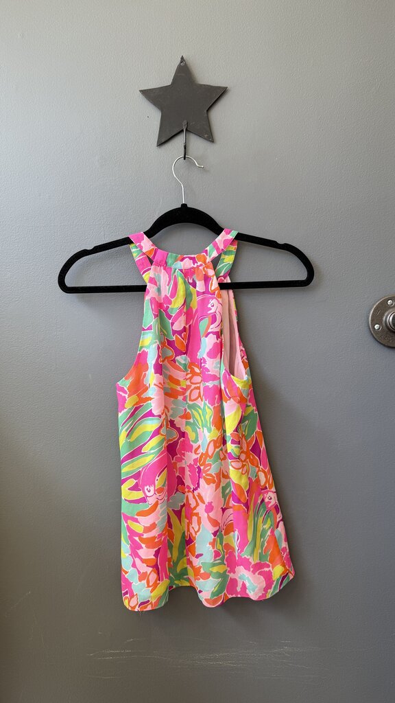 Floral Halter Neckline Blouse