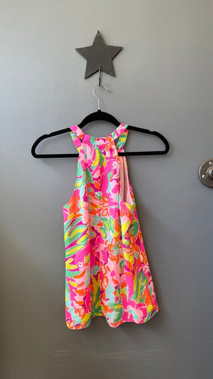 Floral Halter Neckline Blouse