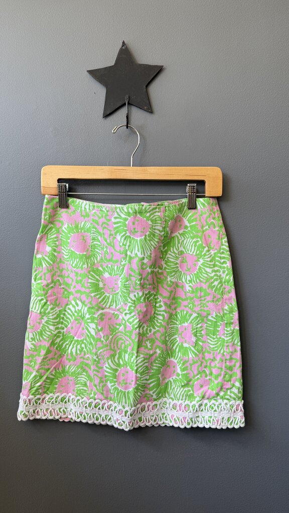 Lion Print Skirt