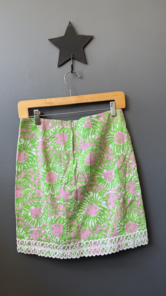 Lion Print Skirt