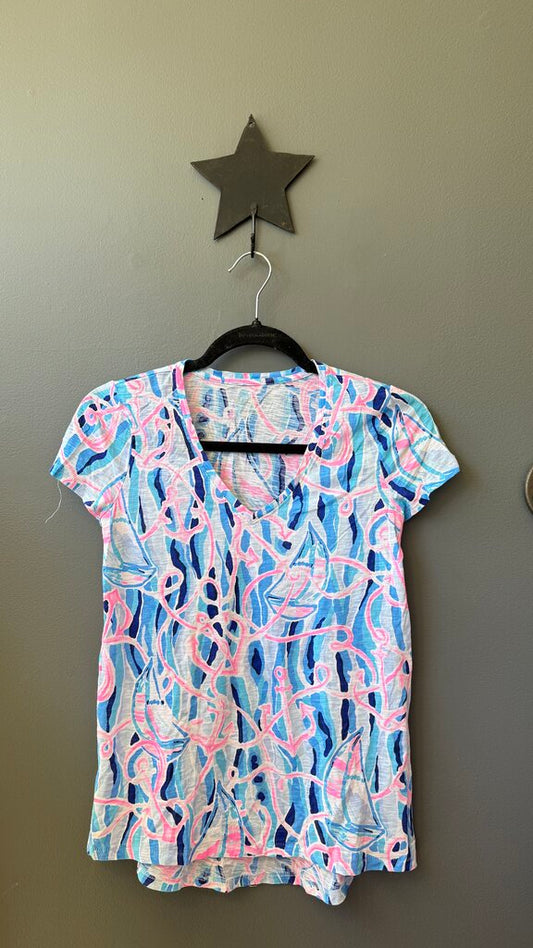 Anchor Print Thin TShirt