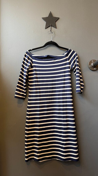 Catalina Cloth Off the Shoulder Stripe Dress