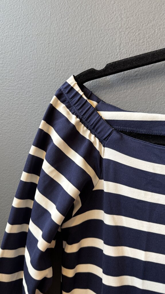 Catalina Cloth Off the Shoulder Stripe Dress
