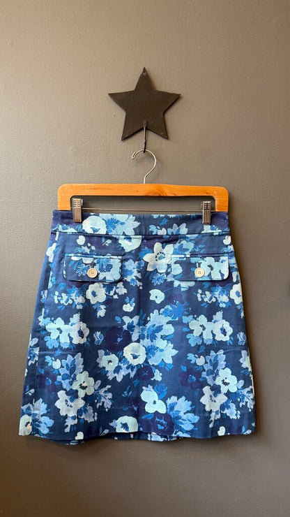 Floral Pocket Mini Skirt