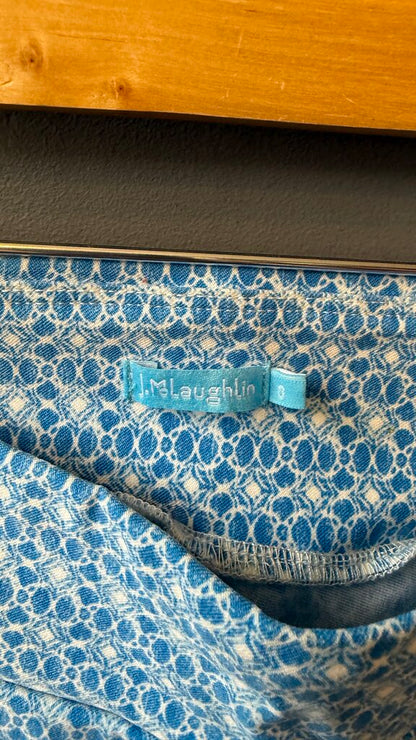 Kaleidoscope Print Slim Pants