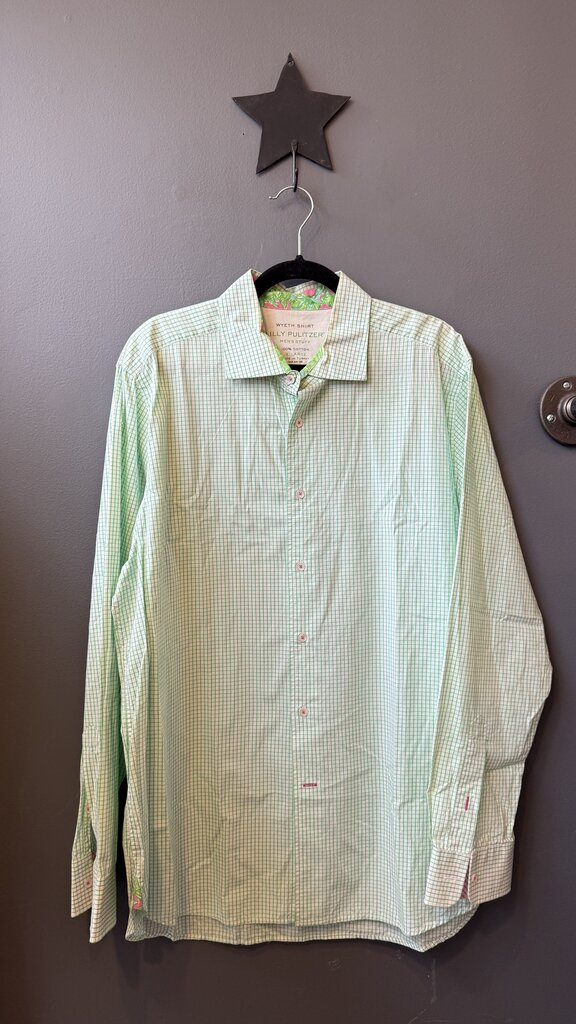 Wyeth Windowpane Button Up Shirt