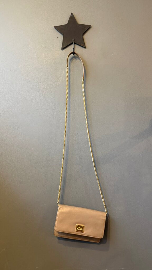 Leather Wallet on a Chain Crossbody