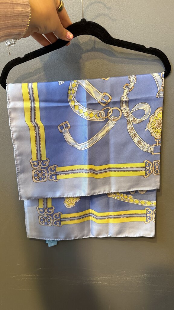Silk Equestrian Square Scarf