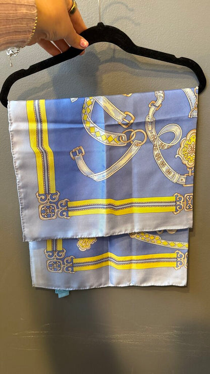 Silk Equestrian Square Scarf