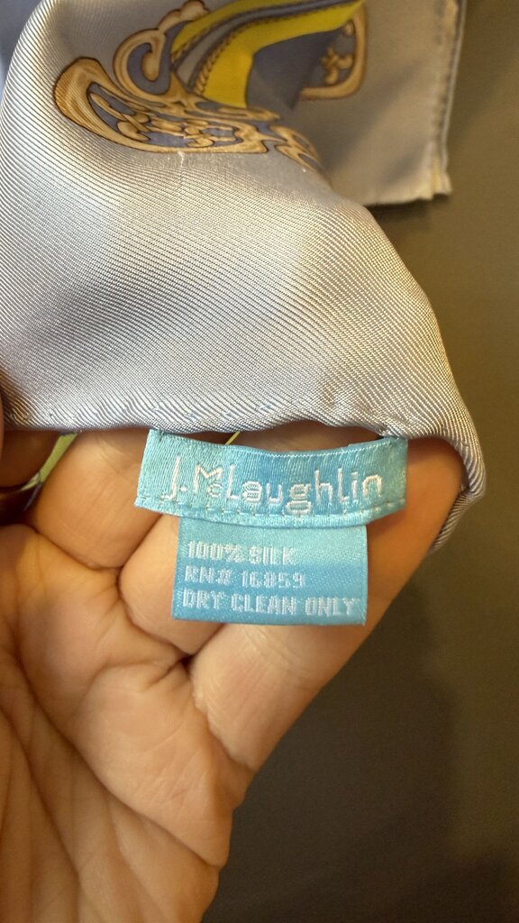 Silk Equestrian Square Scarf