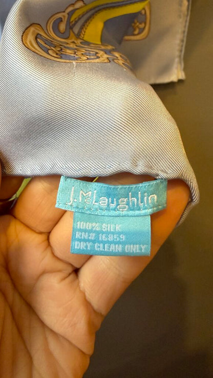 Silk Equestrian Square Scarf