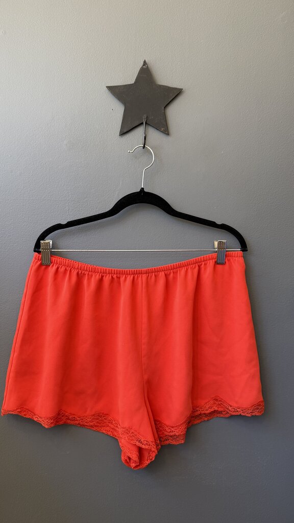 Lace Hem Pull On Shorts