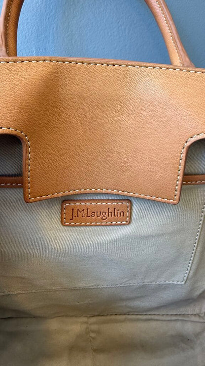 Woven Raffia Leather Strap Satchel