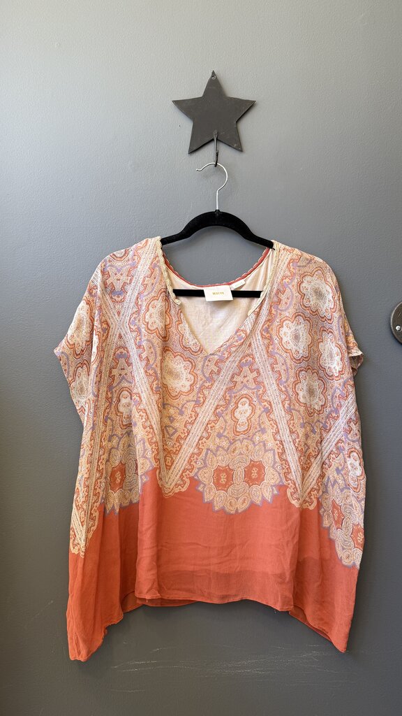 Silk Paisley Flow Blouse