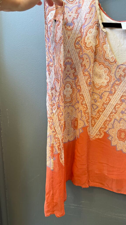 Silk Paisley Flow Blouse