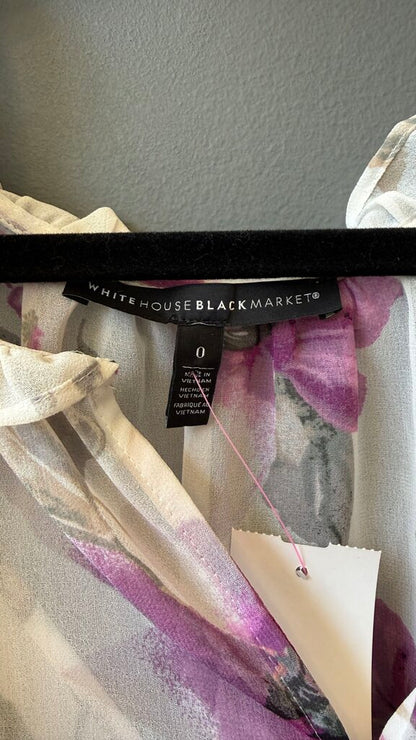 Sheer Floral Blouse