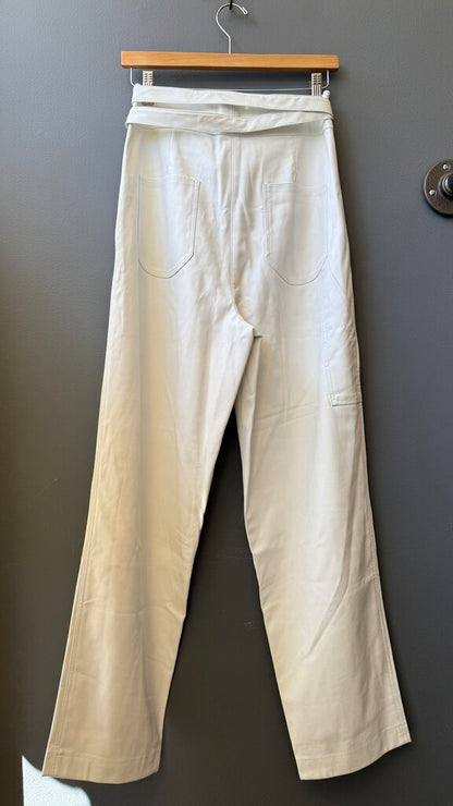 Wide Leg Faux Leather Pants