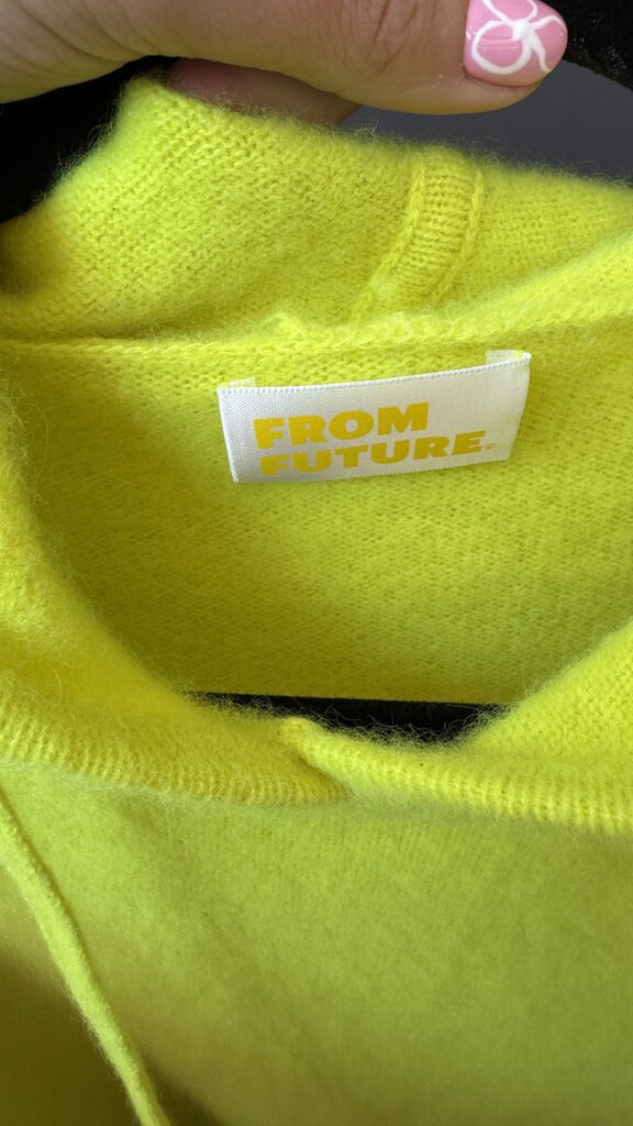 Neon Cashmere Hoodie Sweater