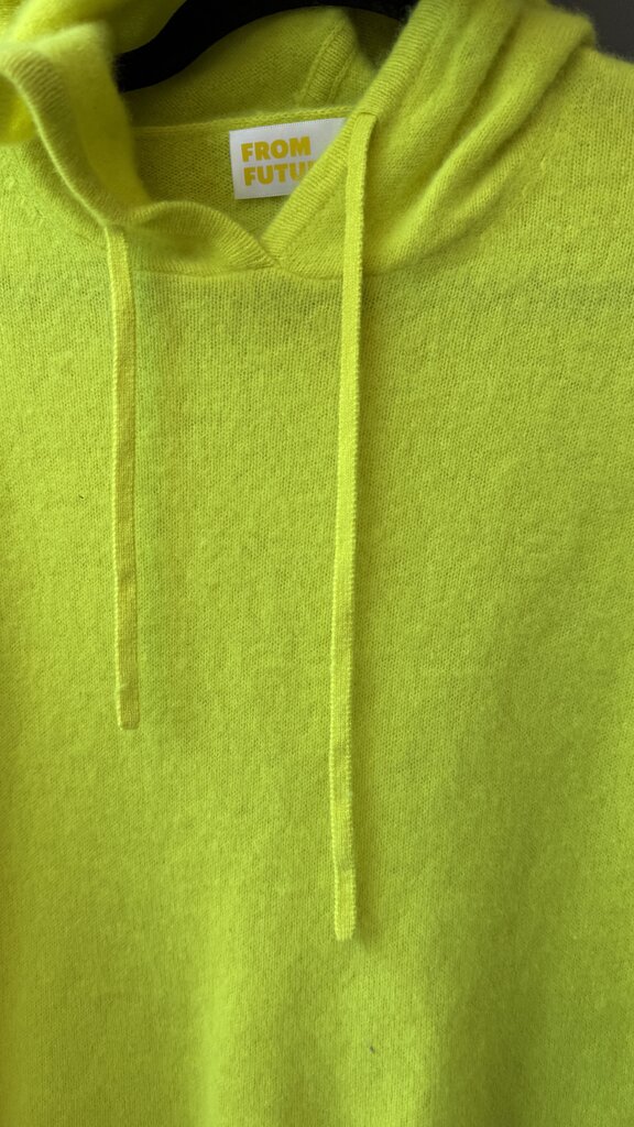 Neon Cashmere Hoodie Sweater