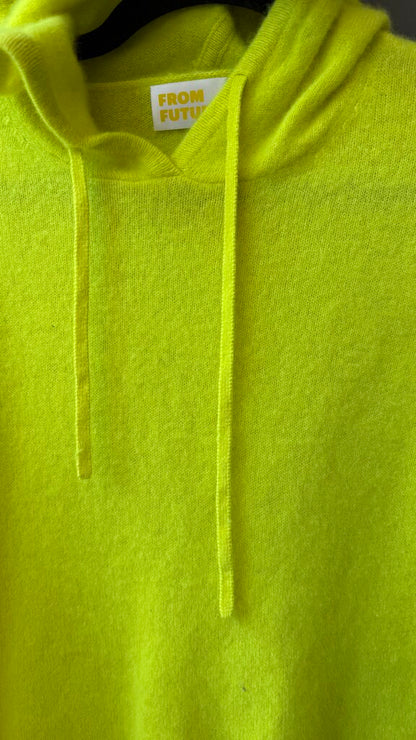 Neon Cashmere Hoodie Sweater