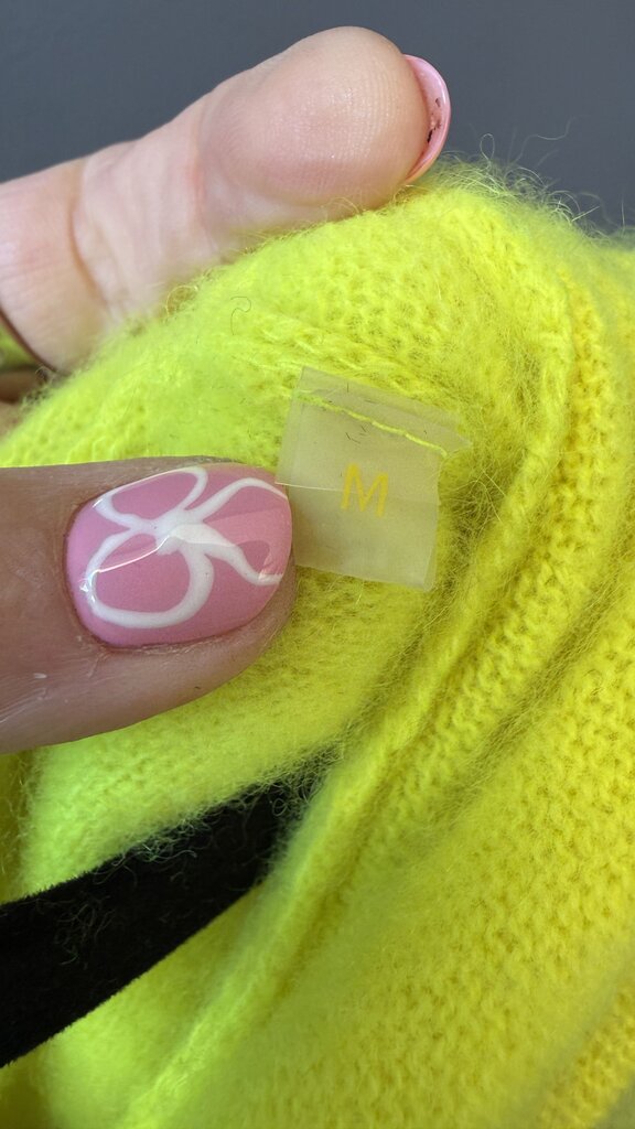 Neon Cashmere Hoodie Sweater