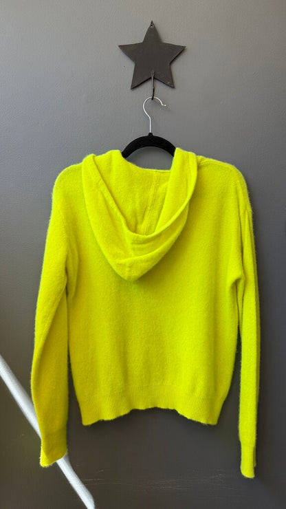 Neon Cashmere Hoodie Sweater