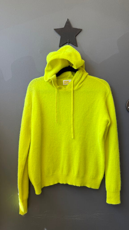 Neon Cashmere Hoodie Sweater