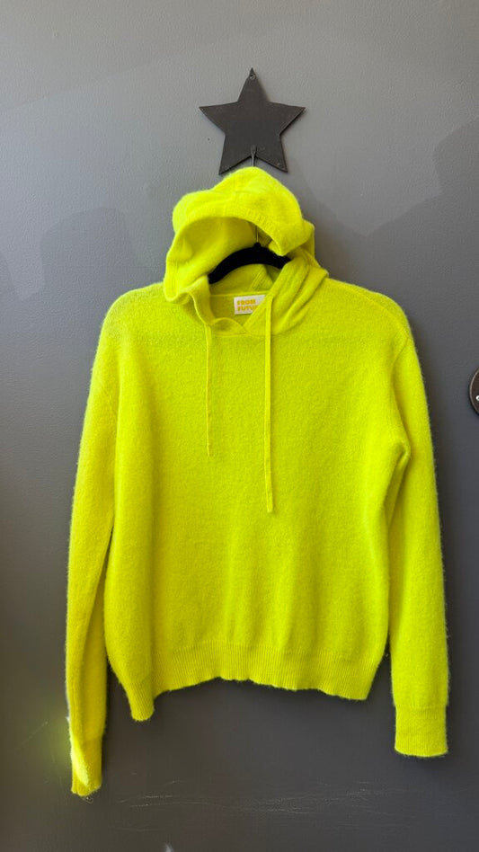 Neon Cashmere Hoodie Sweater