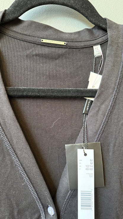 Rib Knit Longline Cardigan