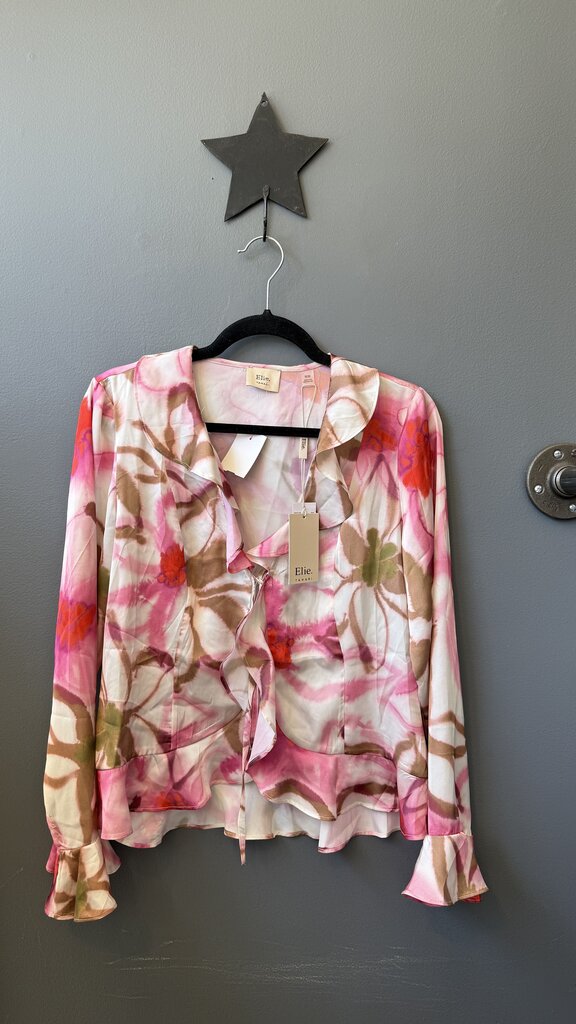 Floral Ruffle Blouse