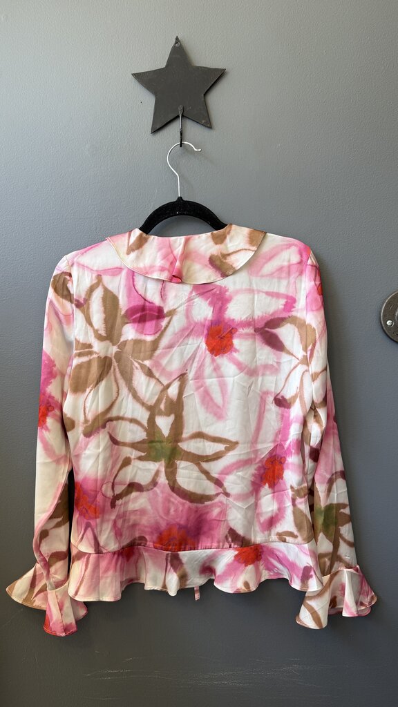 Floral Ruffle Blouse