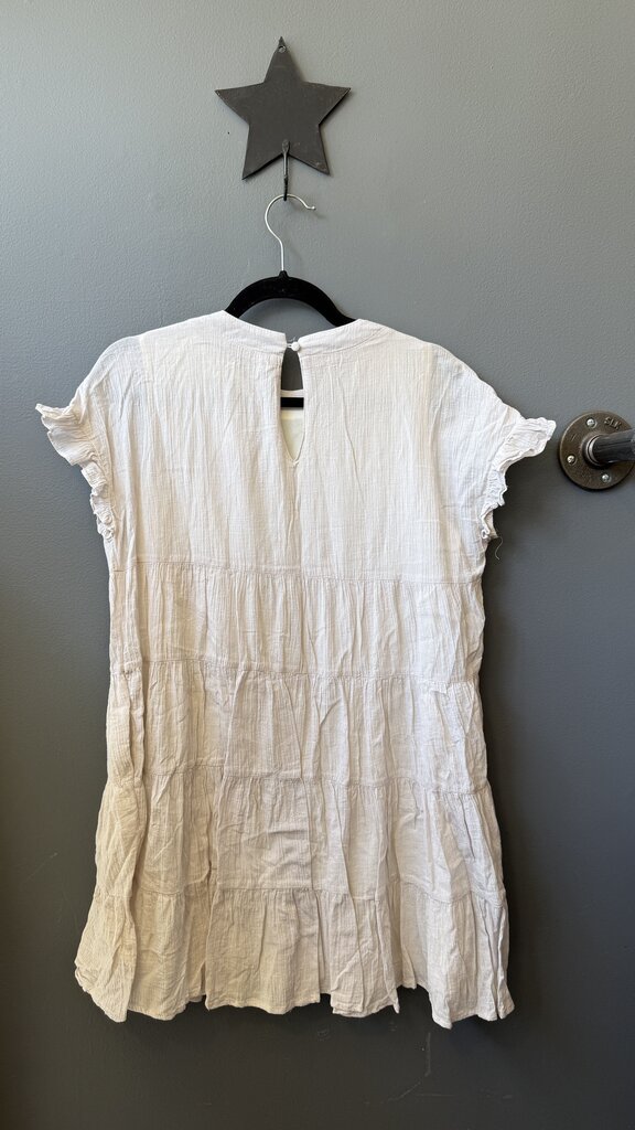 Tiered Crinkle Mini Dress